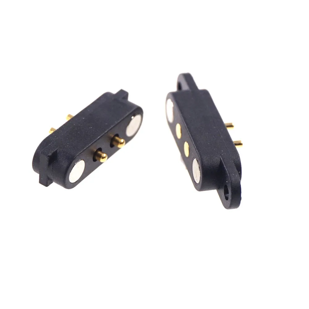 Pitch 2.8mm Customized Straight and Right Angle Connector 36V High Current 2 Pin Usb Magnetic Male Female Connector
