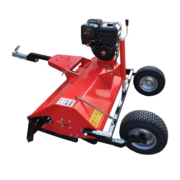 13.5hp ATV косилка с регулируемыми шинами красного цвета