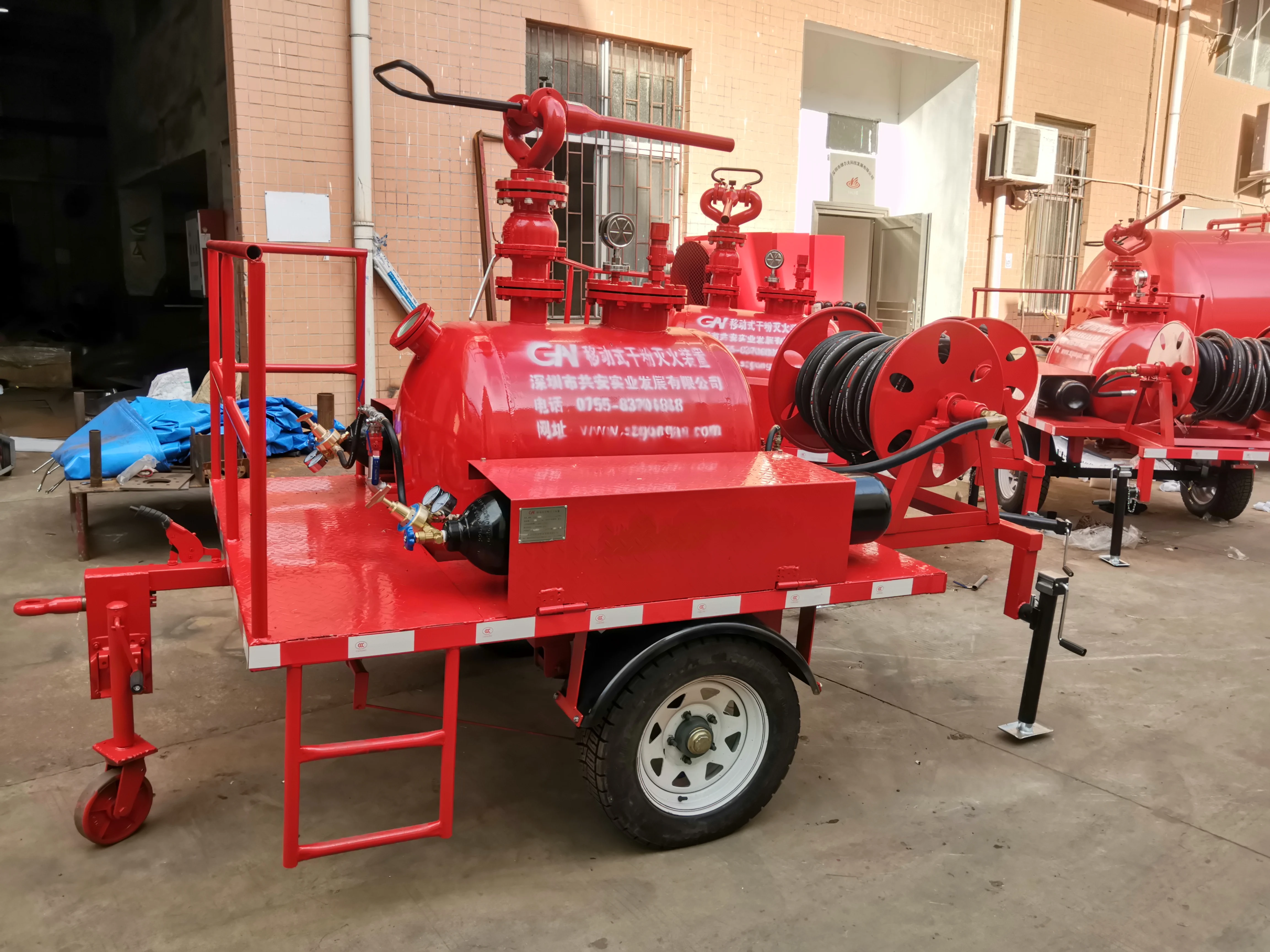 YGFZ 500-1000 40L 50L Mobile Dry Powder Fire Extinguishing Equipment Excellent Quality Fire Service Equipment