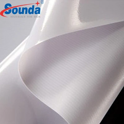 Manufacturer Digital Printing Poster Materials PVC Vinyl Flex Banner Roll 440 Gsm