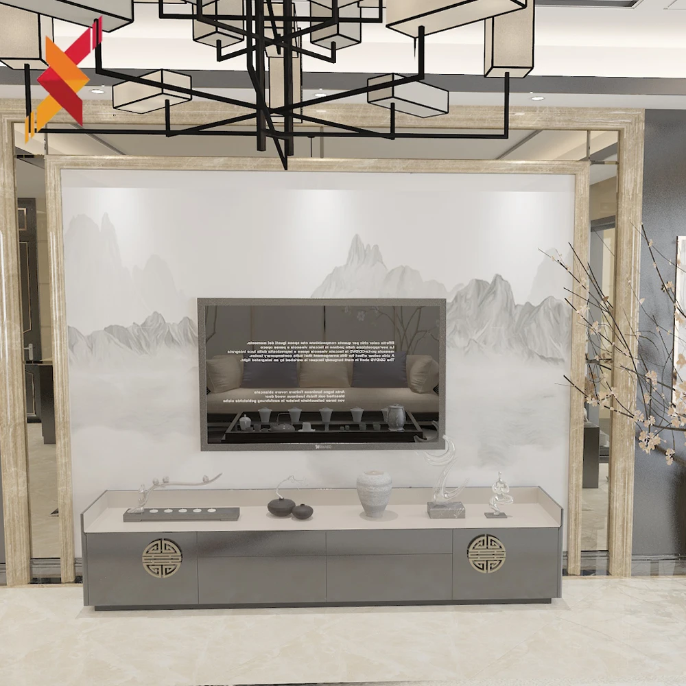 Stone Slabs sintered stone big slabs artificial calacatta white mountain pattern quartz sintered stone slabs 1200x2400x9mm