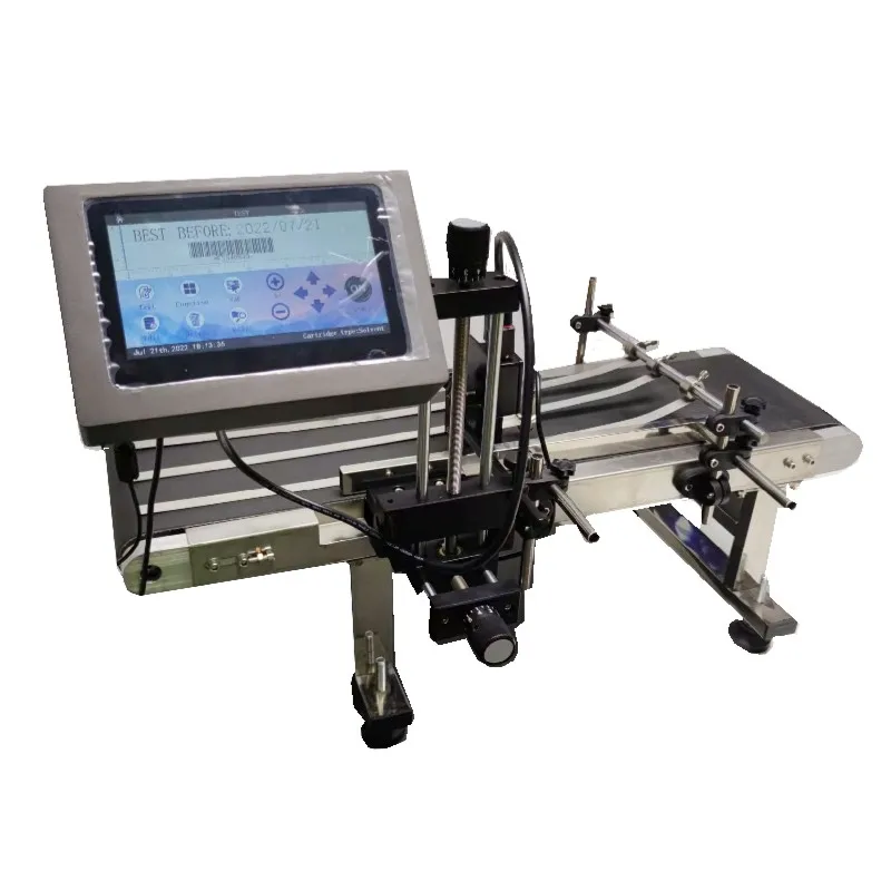 CIJ Digital Paper Label Bottle Logo Batch Expiry Date Film Box Barcode Industrial Inkjet Printers Coding Printing Machines