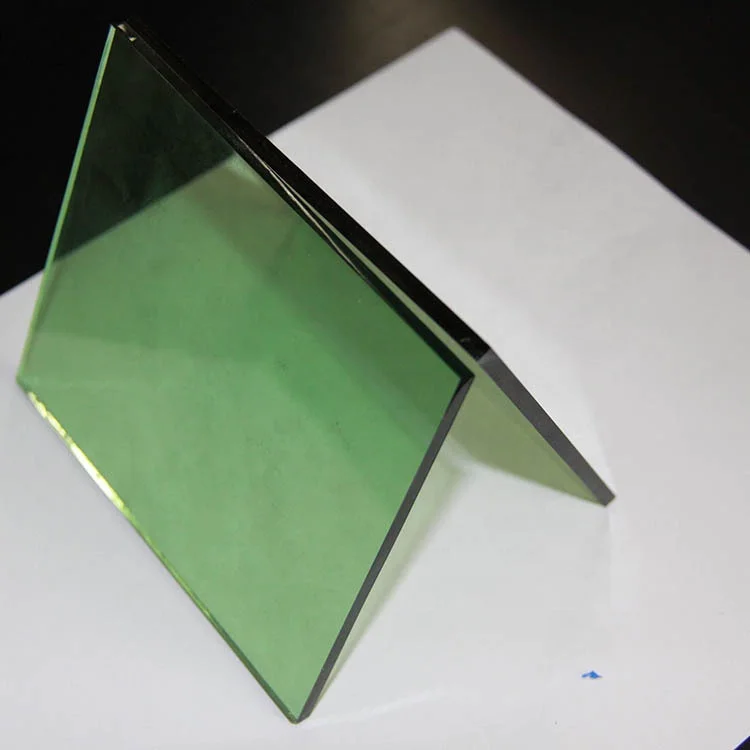 black dark gray brown tinted tempered reflective glass