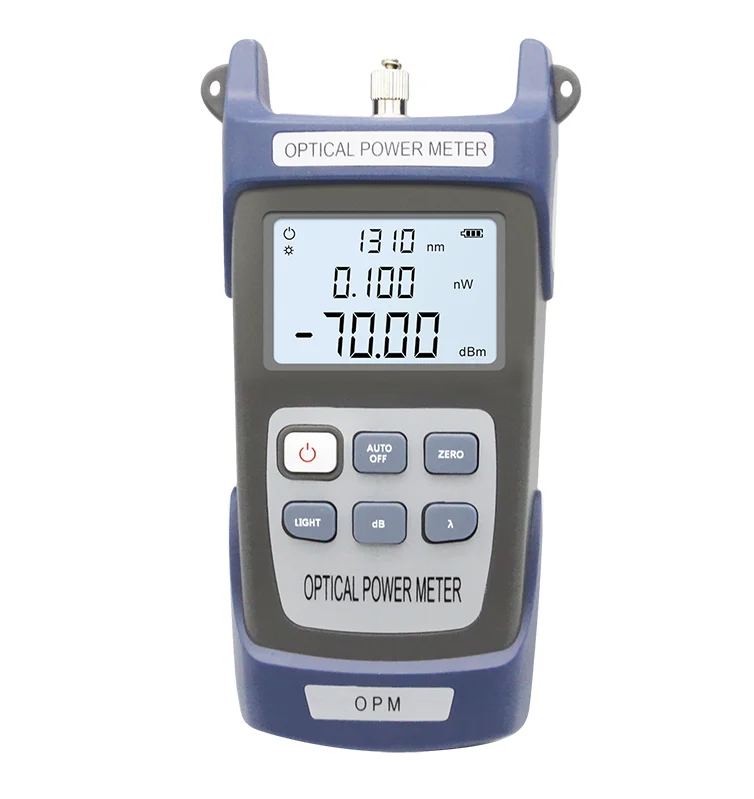Fiber Optic Tool Kit Self Calibration Optical Power Meter 10MW Visual Fault Locator Testing Pen Set Test Range -70-10dbm