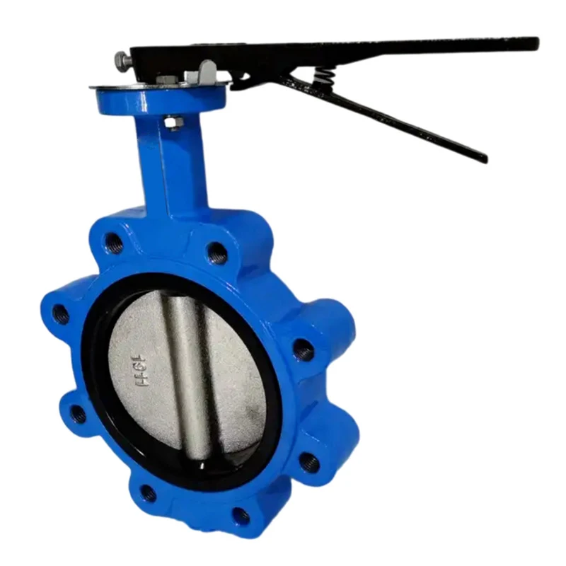Factory wholesale LTD71X Rubber lined Lug butterfly valve PN16 wafer type Butterfly Valve with clamp