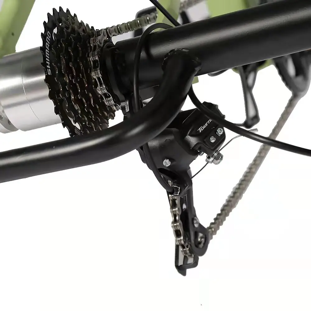 Складные трехколесные грузовые электрические велосипеды joyebikes 48 в 500 Вт с бесщеточным передним мотором и рамой из алюминиевого сплава для груза
