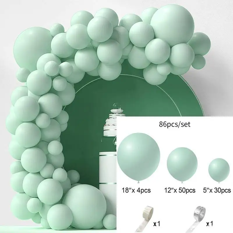 wholesale support 86pcs Retro Multiple Colors Balloon Set for For Mother Day