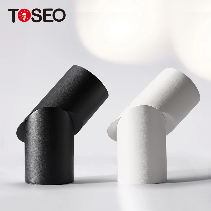 Pure Aluminum Surface Mounted Led Ceiling Light GU10 Spotlights for Home Adjust Spot Light Modern 3W 5W 6W 7W 90 Adjustable 100