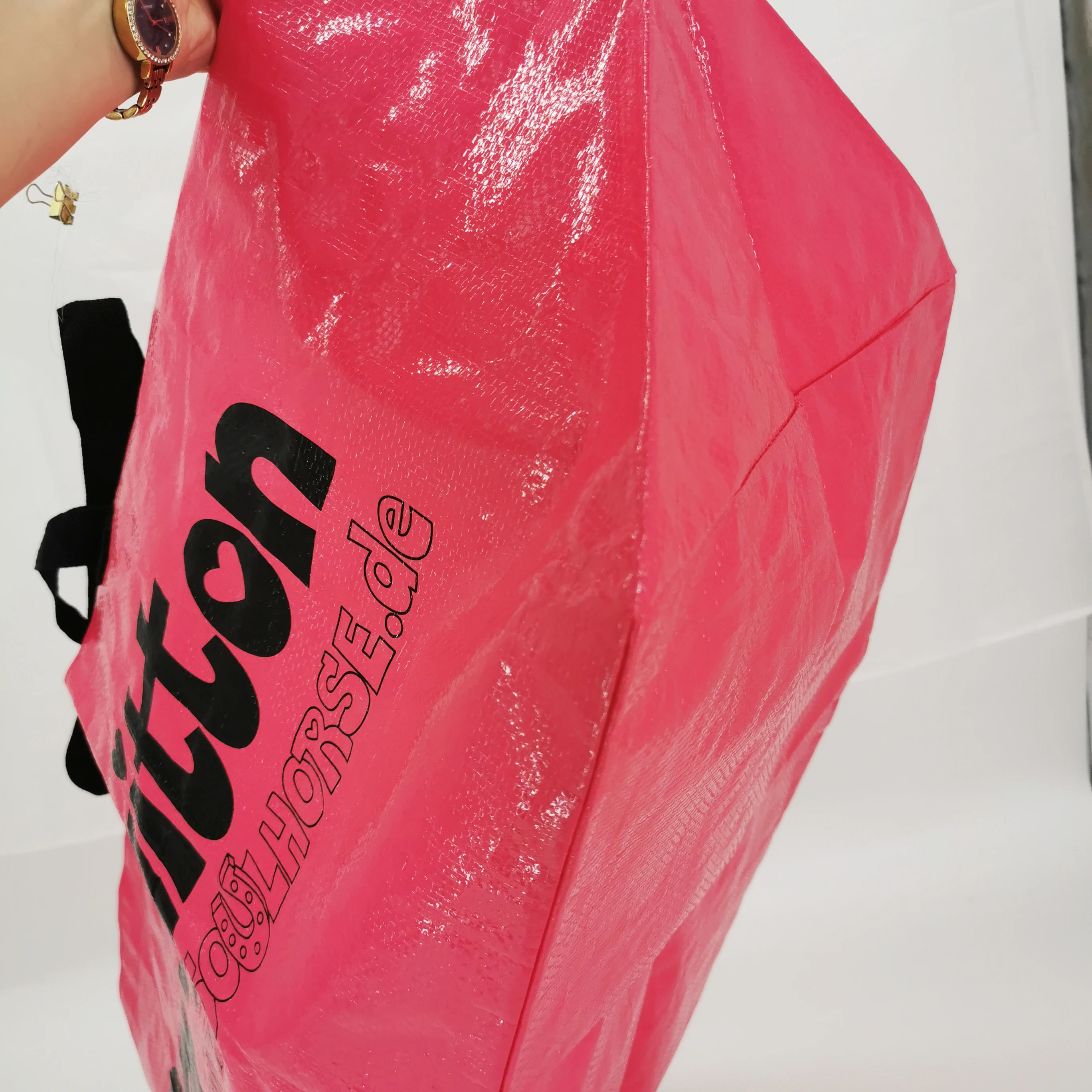 Eco-friendly High Capacity Large Size Laminated PP Grocery Bags Big shopper Laminated PP Woven Shopping Bag Frakta Bag