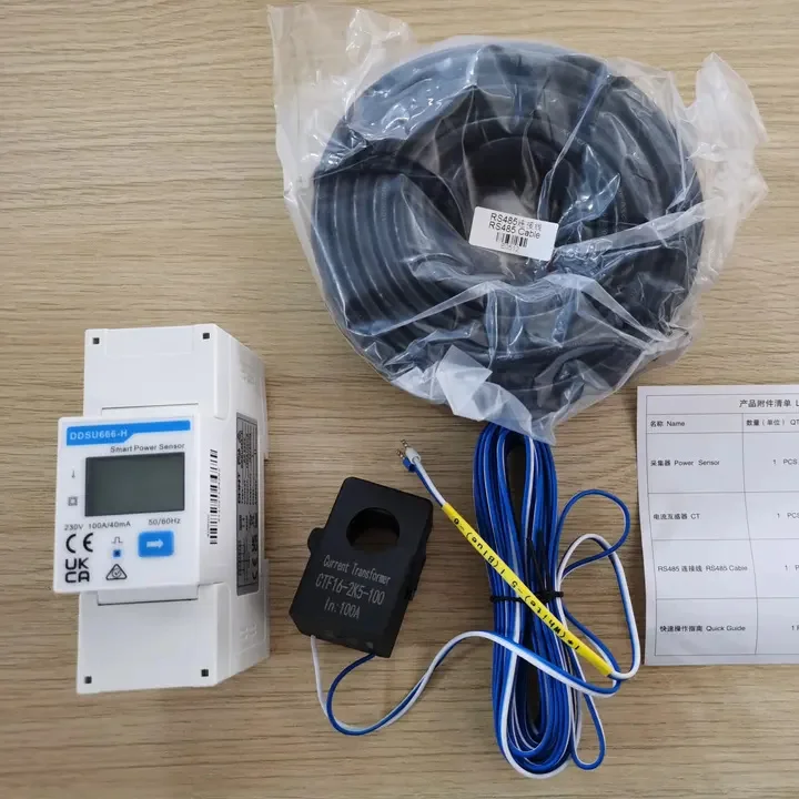 Cheap Price Smart Power Meter DTSU666-H DDSU666-H Three Phase 250A 100A DIN35 Rail Sensor