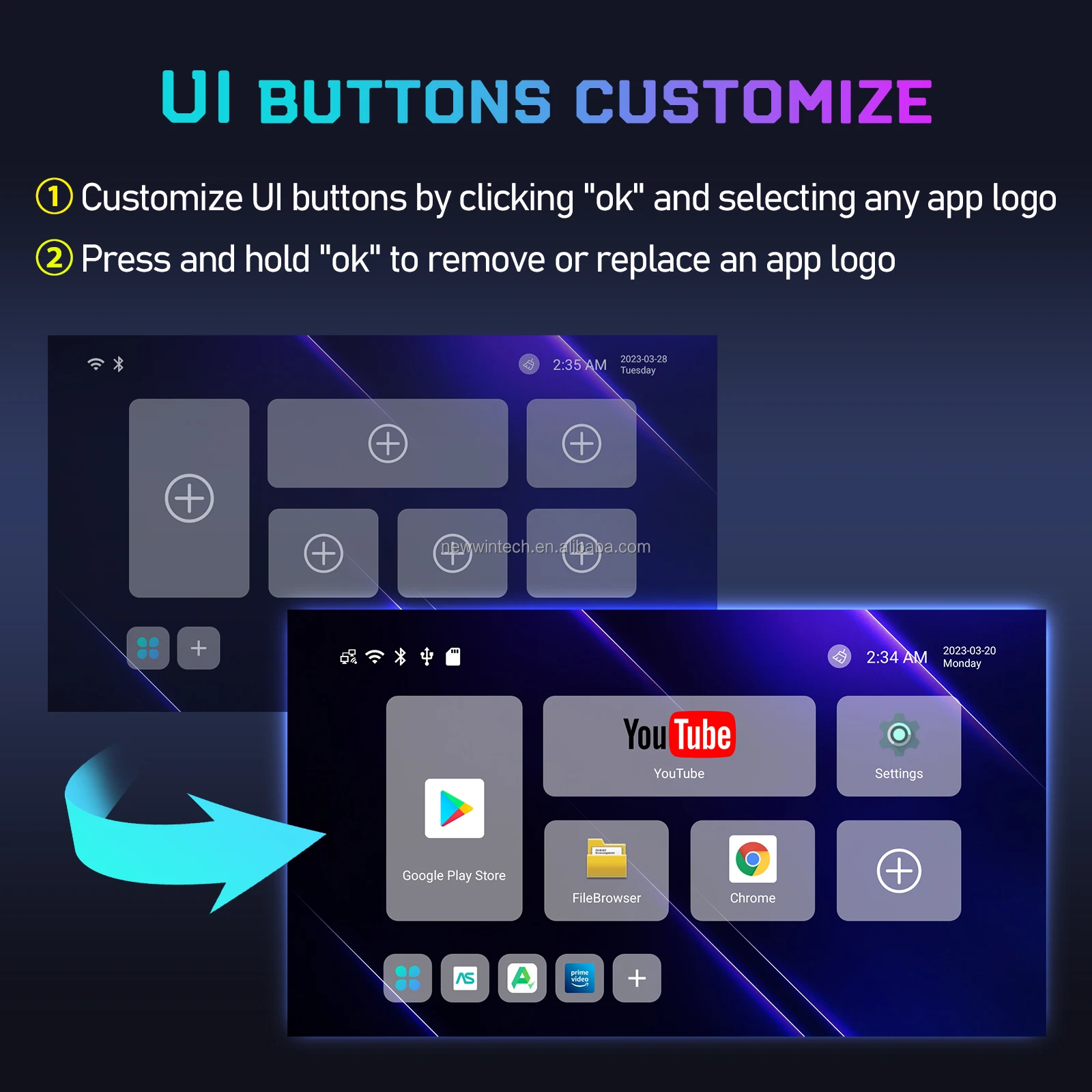 Android 13.0 TV Box with RK3528 Chip 4GB RAM Quad Core Processor 8K Video Decoding WiFi 6 3D Smart Features OTA Set Top Box