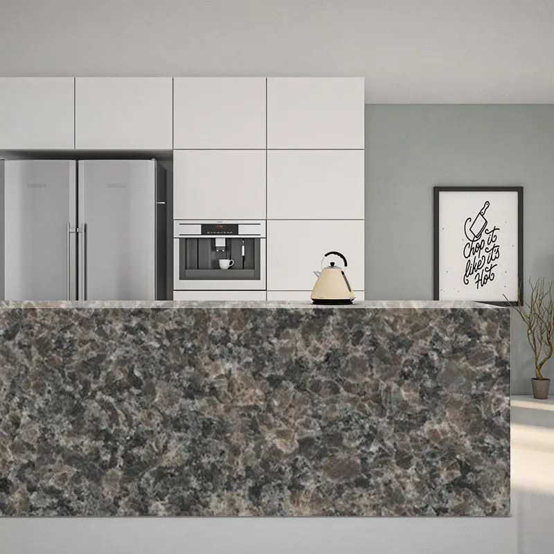 AST OEM/ODM Popular High Quality Natural Polished Caledonia Brown Granite Slab Tiles  for Flooring and Walling