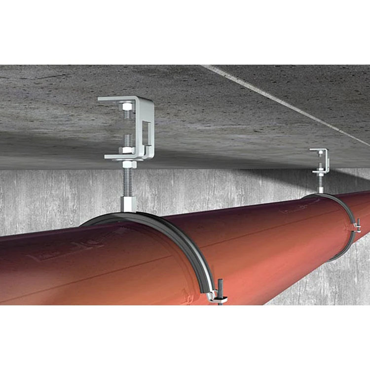 high quality quick release pipe clamps wiht age-resistant rubber split tube clamp pipe hanger for size 210-212MM