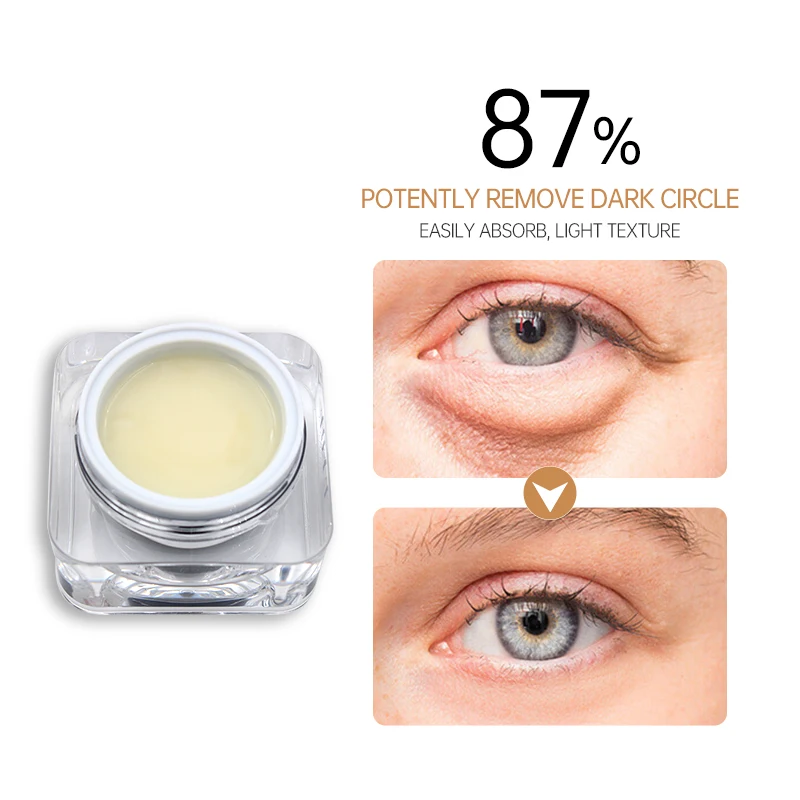 Private Label Firming Under Eye Bag Wrinkles Puffy Caffeine Anti Aging Eye Care Repair Cream For Dark Circles Puffiness