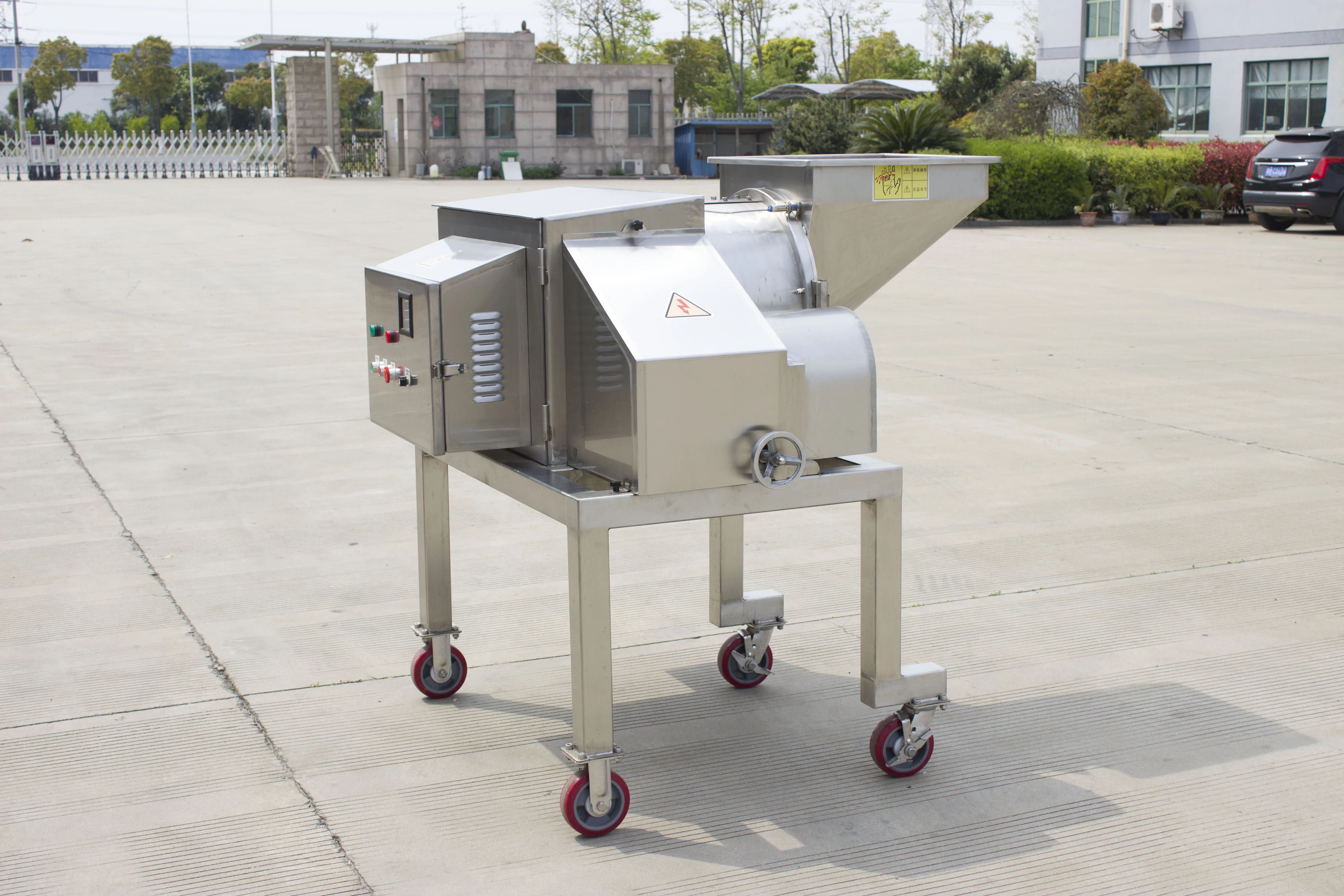 Industrial Vegetable Cutting Machine Vegetable Slicer And Chopper Electric Machine Fruit Dicing Machine