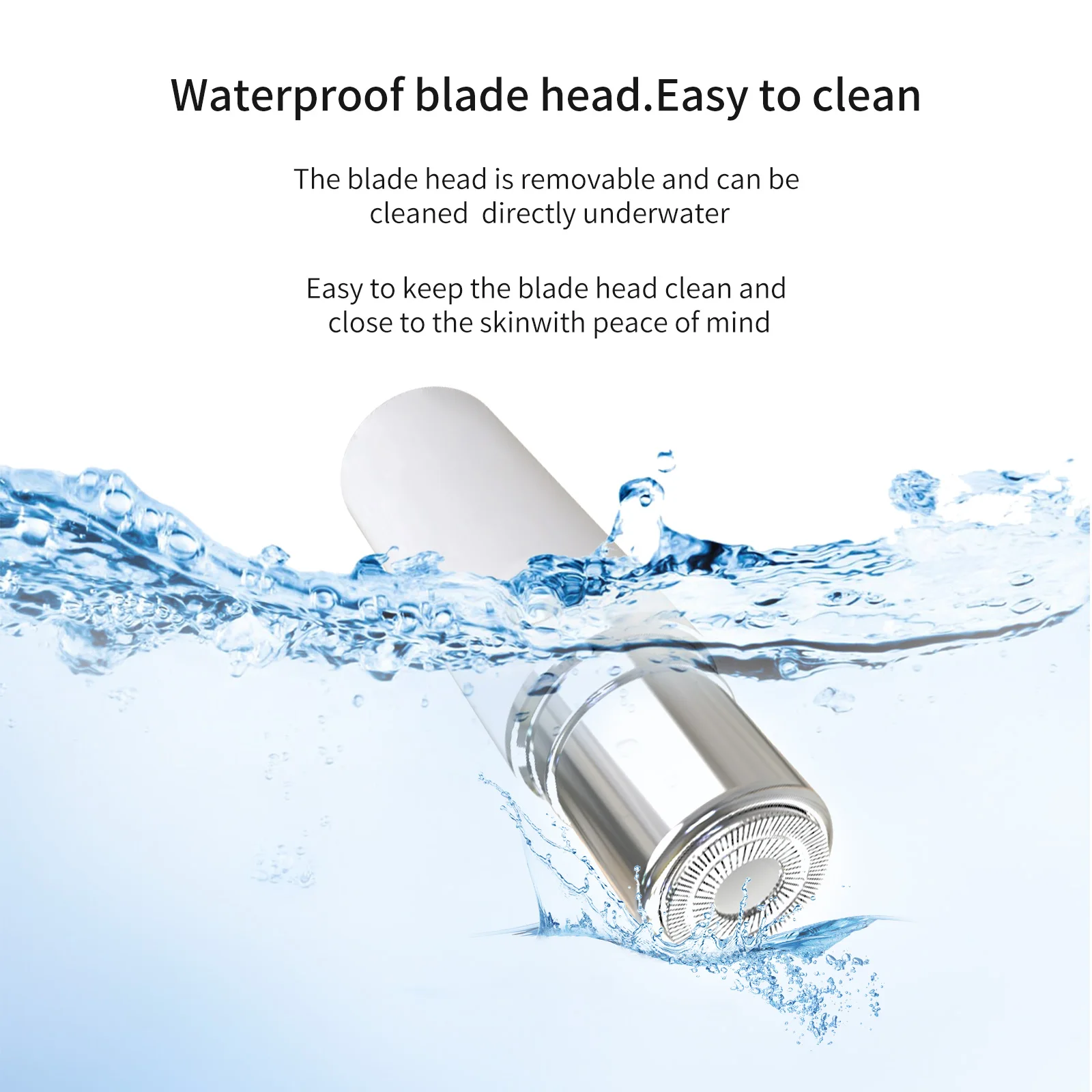 Portable lady body epilator Customized Rechargeable electric shaver for women