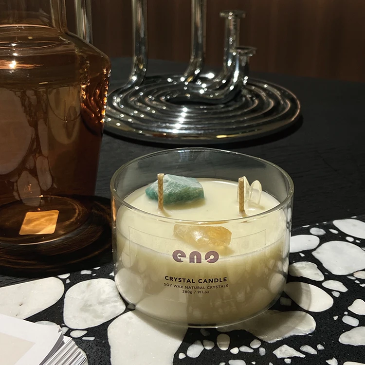 ENO ready to ship free sample  custom products list for home air freshener fragrance oil crystal stone Scented candle
