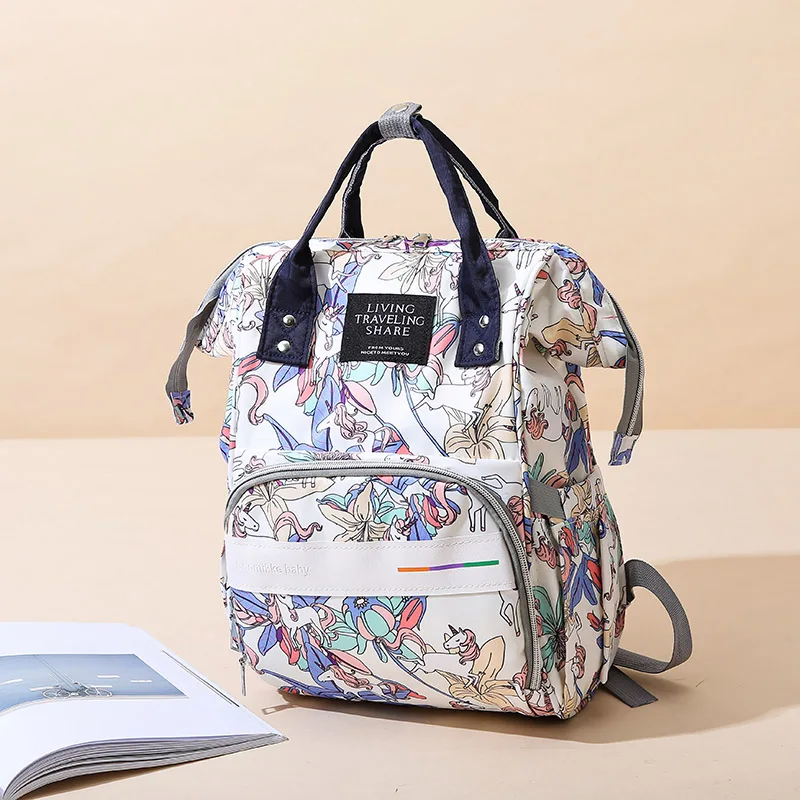 Сумка для детских подгузников YT Модный вместительный дорожный ранец мам и
