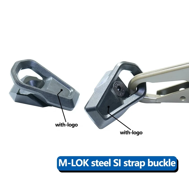 LWXC Tactical Gear Sling Point Connect Mount Weapon Shoulder Straps Sling Loop Steel Hunting Accessories K2070