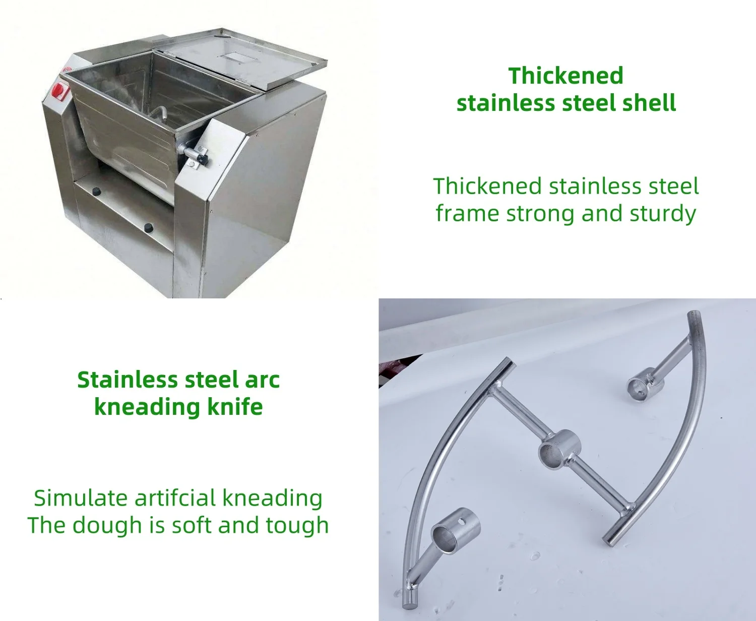 Bakery processing equipment multifunction powerful kitchen food flour dough mixing machine dough kneading machine