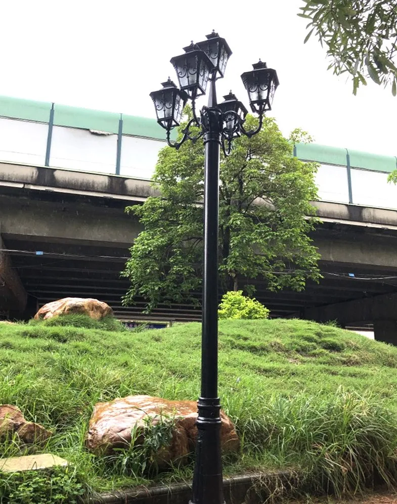  Заводская цена Железный фонарь/Винтажный чугунный уличный фонарь