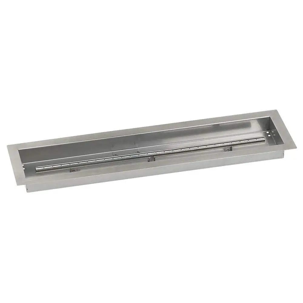 SS304 Linear Fire Pit  burner system with NG ignition kit