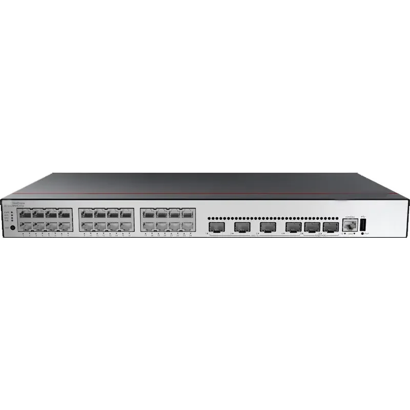 S5735-L24P4XE-A-V2 24*10/100/1000BASE-T Ports, 4*10GE SFP+ Ports, 2*12GE stack Ports 98012026-001 Ethernet Switch