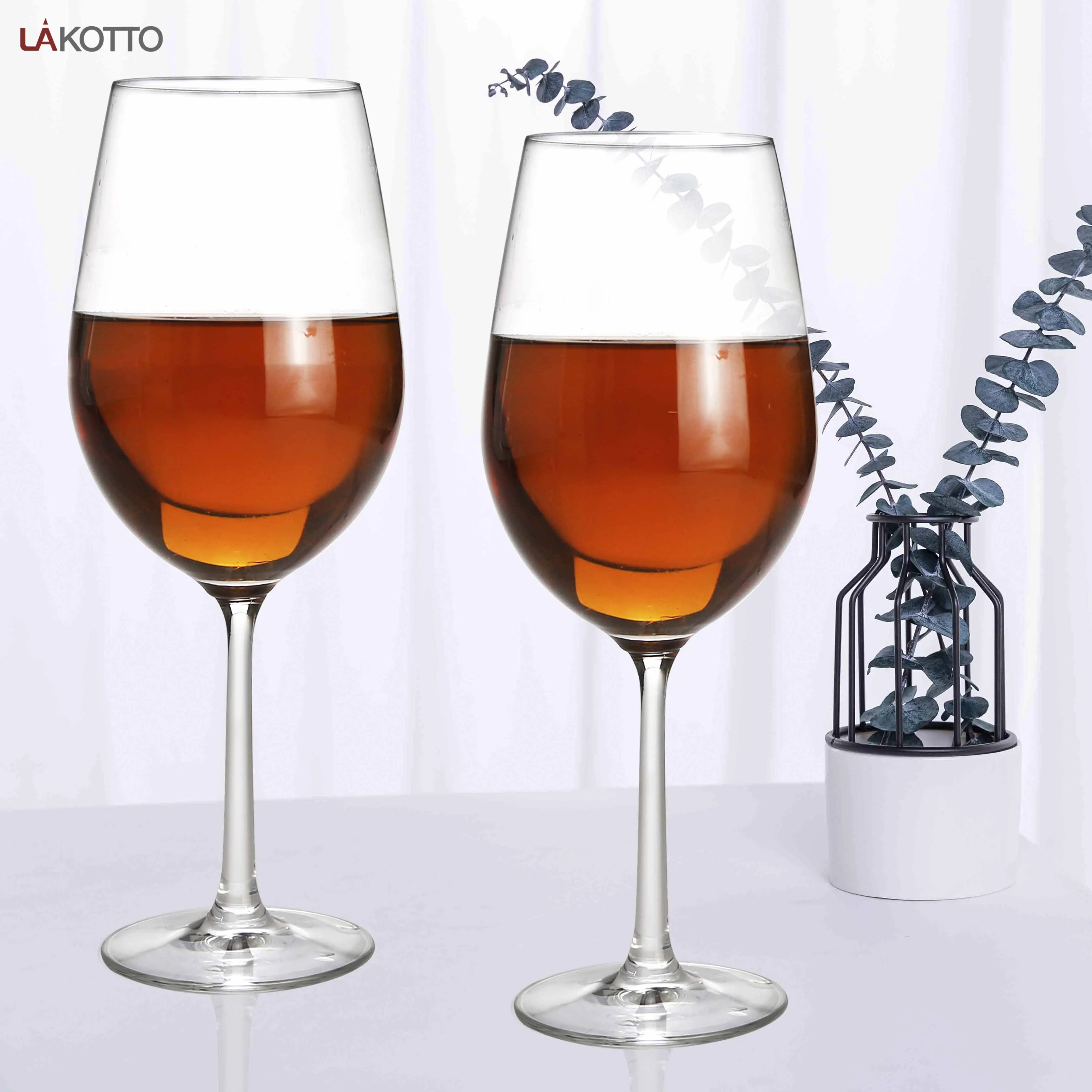 Customized LOGO  Hot Selling High Quality Goblet Red Wine Glasses glass wine goblets