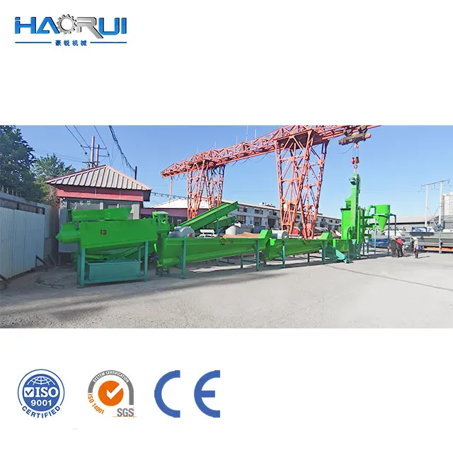 Factory Direct Sale New PET Plastic Recycling Machine Includes Label Remover Dewatering Equipment Core Component Pump Made PP