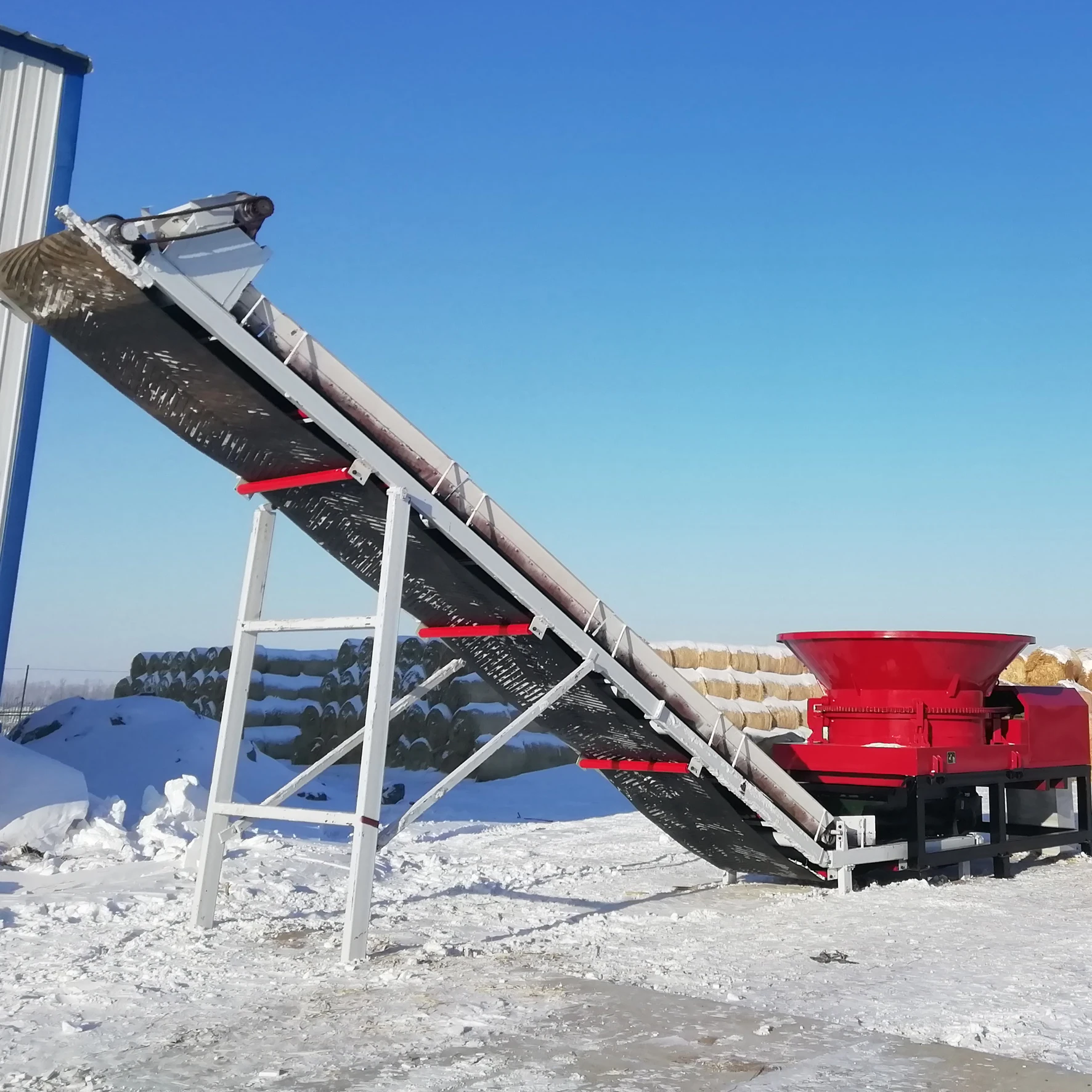 Biomass Straw Crusher Hammer Head Crusher Multifunctional Biomass Crusher Without Dismantling the Mesh