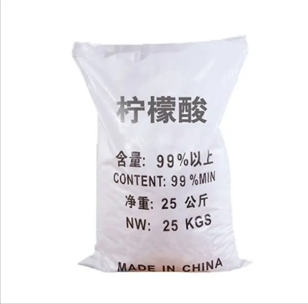 
Wholesale High Quality Food Grade White Crystalline Powder Citric Acid 
