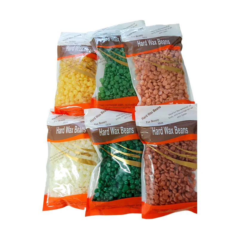 New Series 100g Solid Hard Wax Beans for All-Over Body Hair Removal Paper-Free Honey Wax for Personal Beauty Care