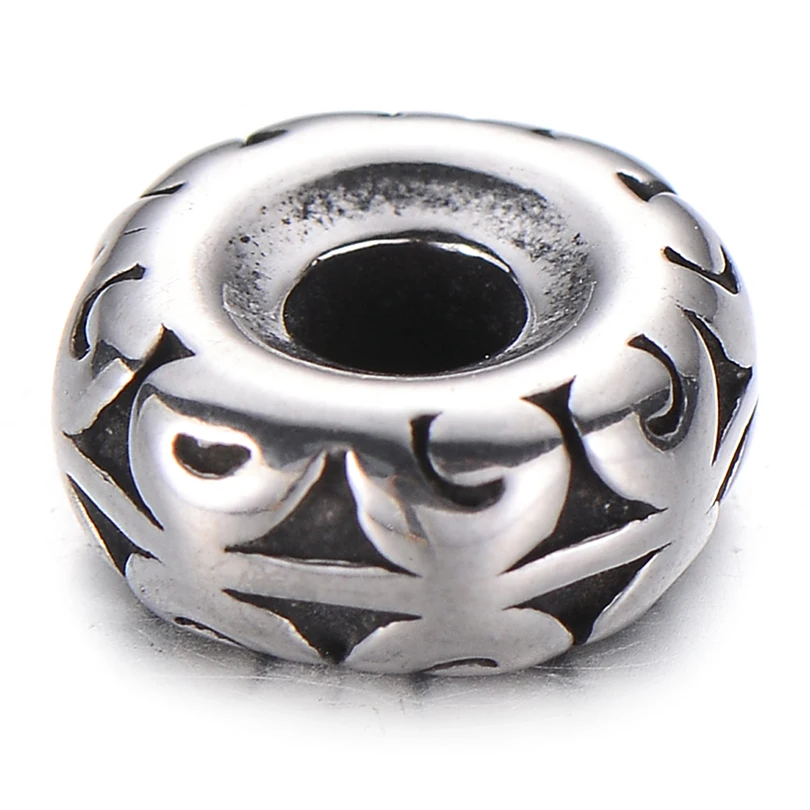 Bulk Wholesale Stainless Steel Loose Beads 10MM DIY Round Spacer Beads Charms for Bracelet Necklace Jewelry Making