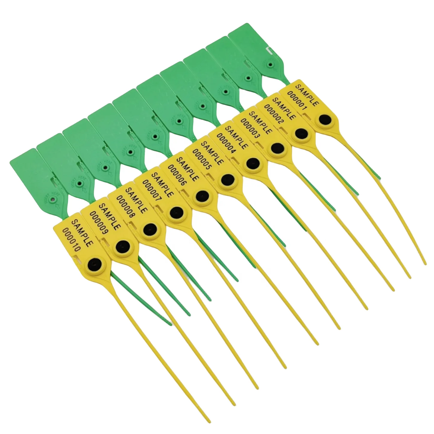 Total Length 170mm Disposable Tamper Evident Plastic Security Seals