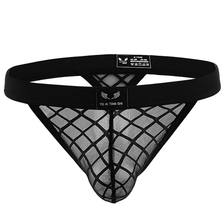 disposable man g-string for spa stretchable lace man mens black sexy swimwear g-string transparent thong