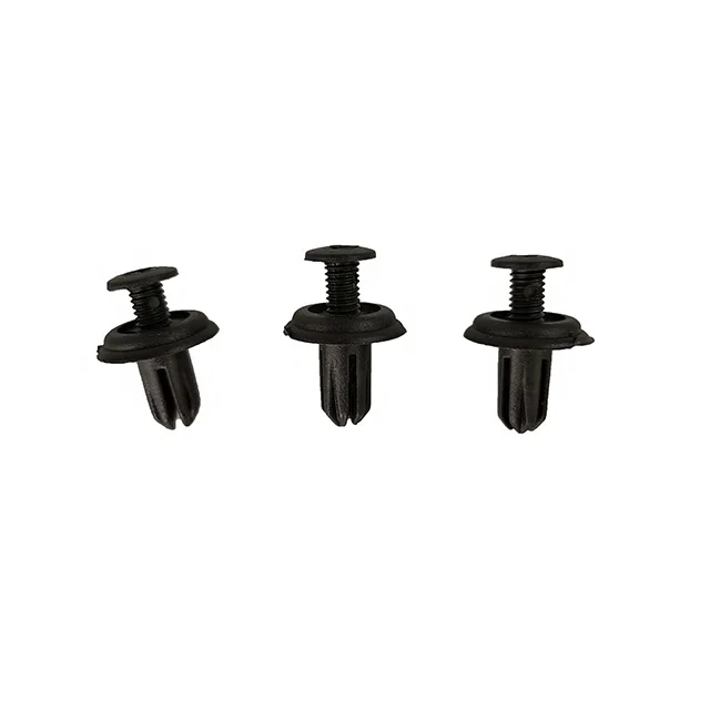 90687-SB0-003 PA66 Black Nylon Hood Mounting Screw Type Retainer Clip