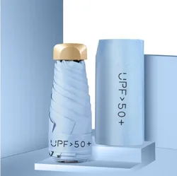 New Design Uv Protection mobile phone size Mini size pocket 5 Folding Umbrella JZN5FM001