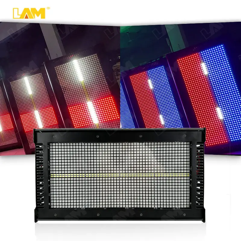 Factory Directly Sell LED stage light DMX Control Strobe Rgb White Flash Light For Dj Night Club Party Stage