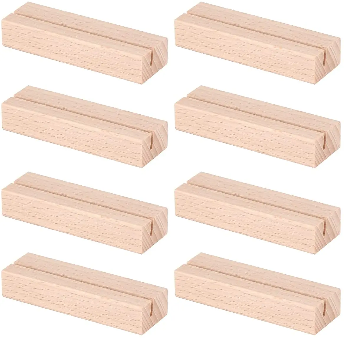 Wooden Place Card Holders Table Number Stands Photo Picture Card Holders Wedding Party Menu Table Decorations Home Box Included