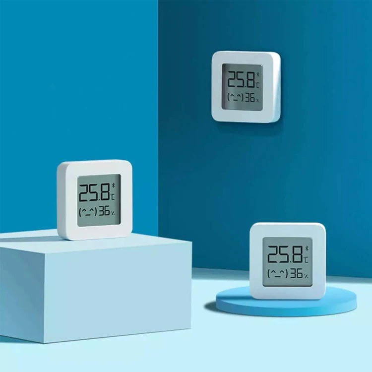 
New Mi Temperature Humidity Monitor 2 Smart Digital Thermometer Hygrometer For Mijia App Temperature Humidity Monitor 2 Xiaomi 