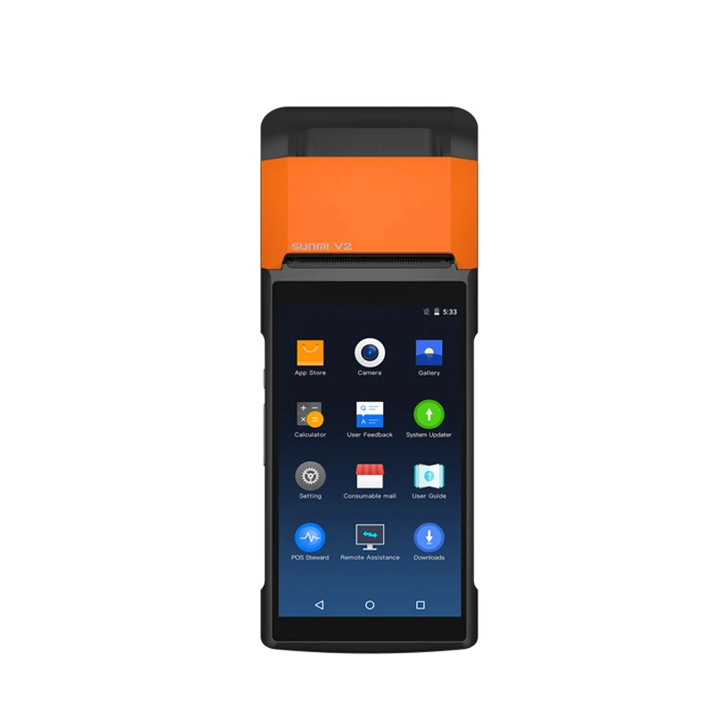 SUNMI V2 Software Pos Billing Pos Machine Handheld Device with Printer SDK POS TERMINAL Supermarket Cash Machine