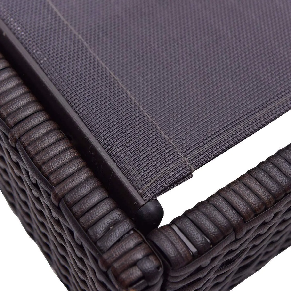 Outdoor Chaise Lounge Chair - Patio Rattan Wicker Pool side Lounge Chairs
