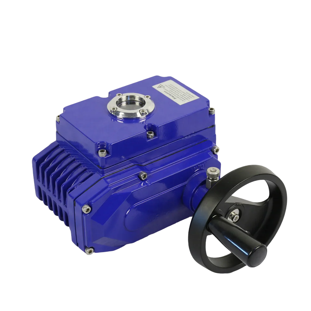 12 volt electric actuator quarter-turn 4-20 ma modulating type on off type