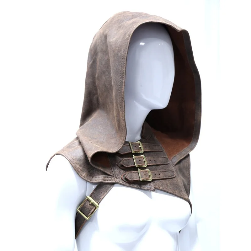 Medieval Men costumes Accessories Viking Warrior Aristocrat Assassins Knight Shawl Cape Women Renaissance Cosplay Hooded Armor