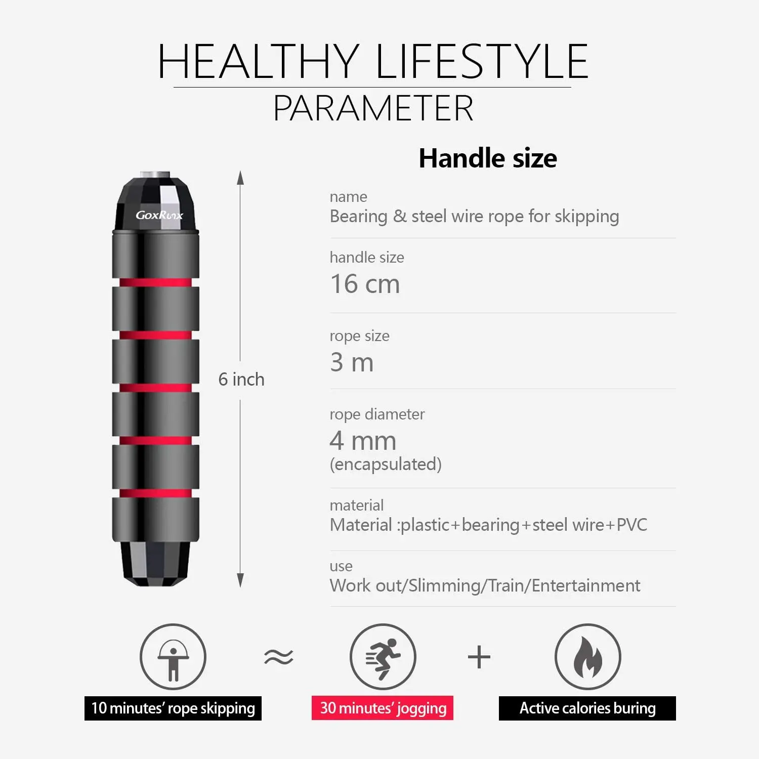 wholesale customized fitness long handle speed heavy weighted adjustable jump rope pvc /steel  adjustable skiping ropes