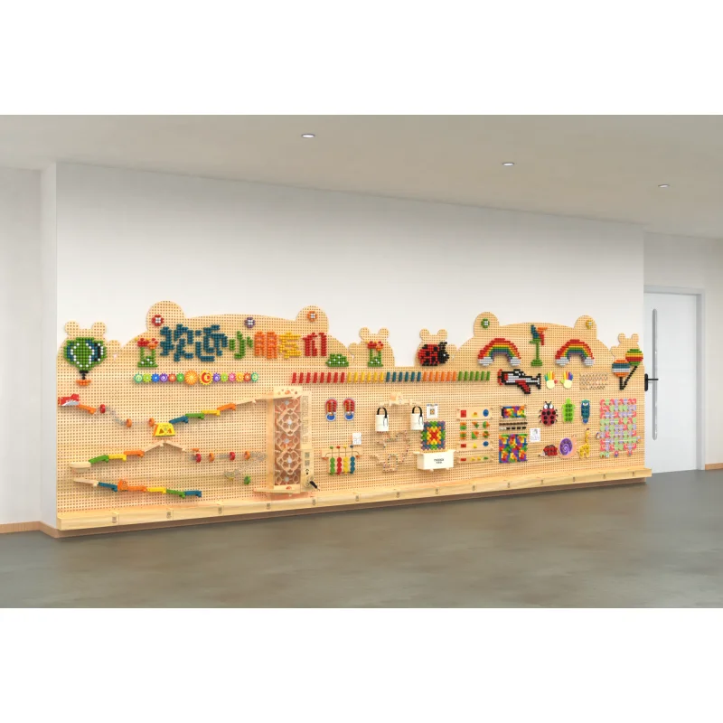 Educational Wall Mounted Interactive Wall Games Interactive Wall Play Systems for Kids Club and Early Learning Center