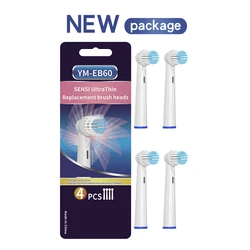 Большая китайская фабрика, оптовая продажа, Высококачественная зубная щетка Eb60 B для полости рта, чувствительная Сменная головка