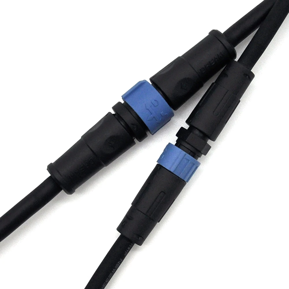 M16 Waterproof Connector 5 Pin 5 Core IP67 Male Female Plug LED Connector