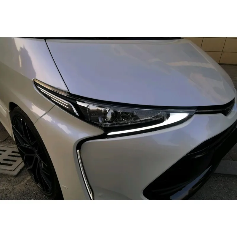 Factory straight hair body kit for Toyota previa after 2006 with headlamp assembly