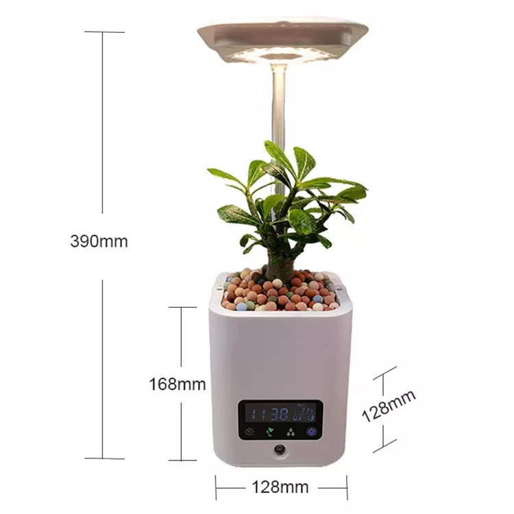 Liweida  Smart Mini Garden Indoor Grow Light Height Adjustable Flower Pots & Planters With Humidifier Air Purifier Alarm clock